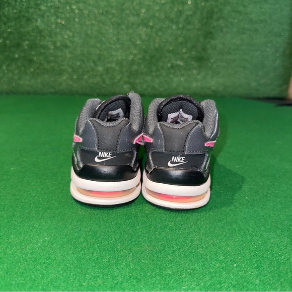 Nike Air Max Black Pink 443368-060 Toddler Baby Girl Size 8C - Picture 4 of 6